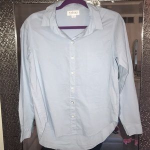 SALE! Velvet/Revolve Baby Blue Button-Up Shirt